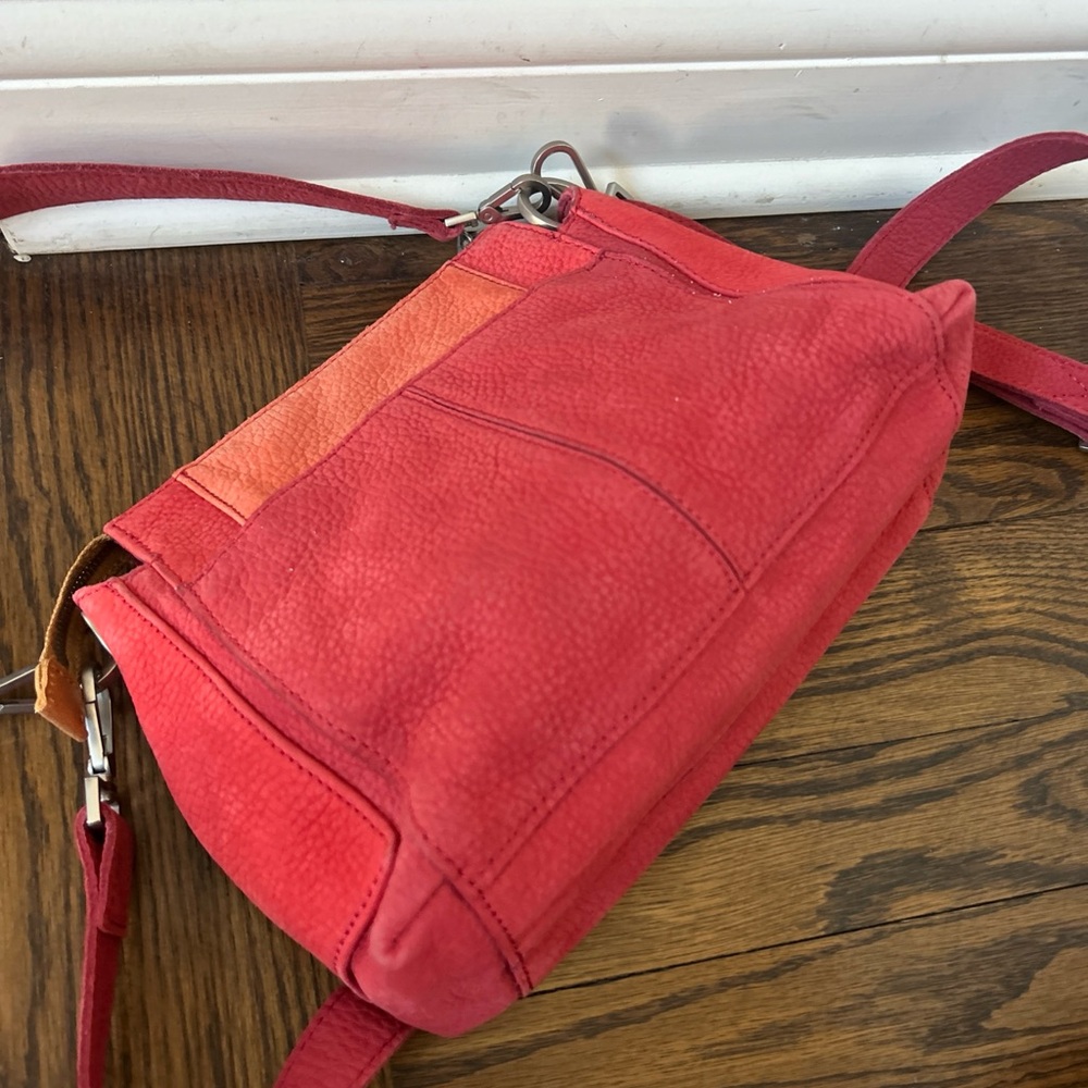 Hammitt Sonoran layered nubuck red and Orange medium Bryant Bag - Picture 13 of 15